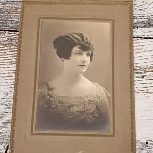 Antique 1920 Glamorous Lady Photograph
